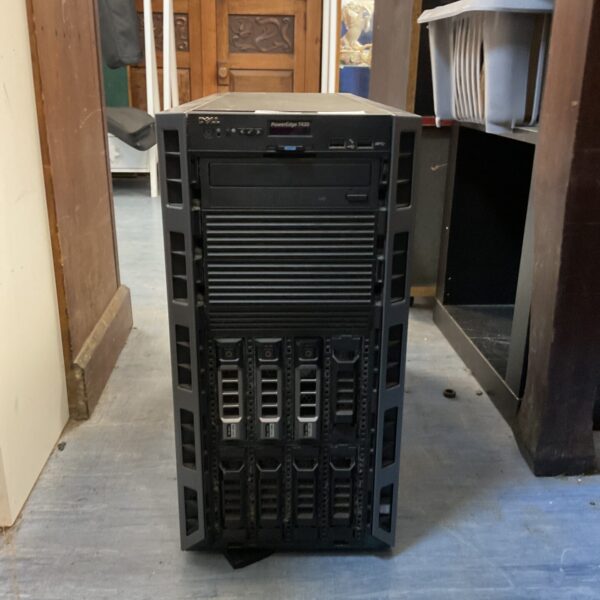 Dell PowerEdge T430 server in a tower chassis, front view.