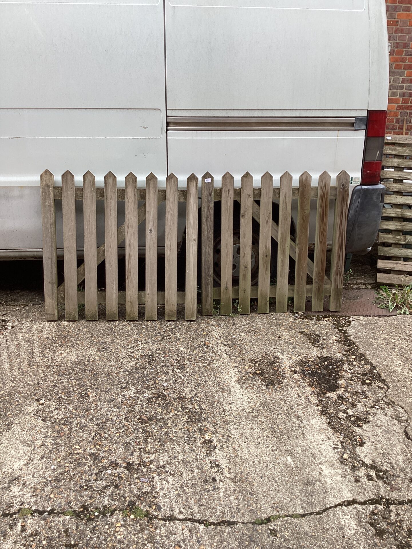 1181 Set of Wooden Garden Gates 6’ in total length