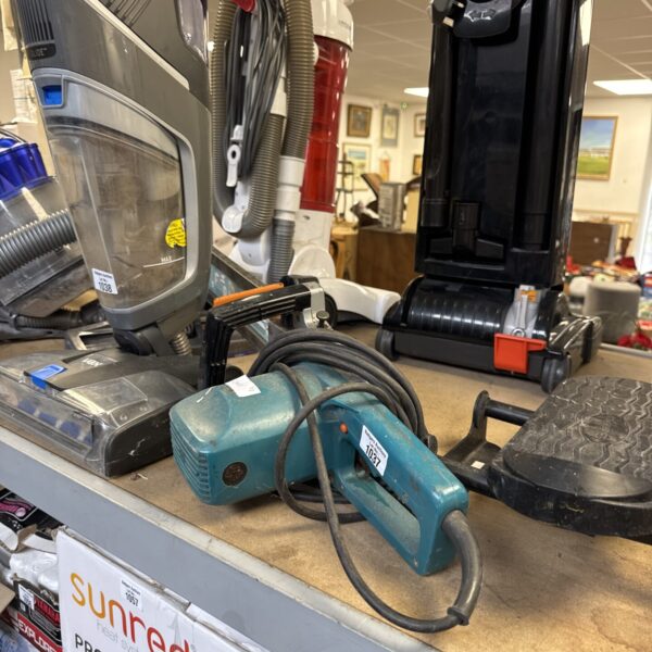 Used Bosch electric chainsaw for garden and DIY projects.