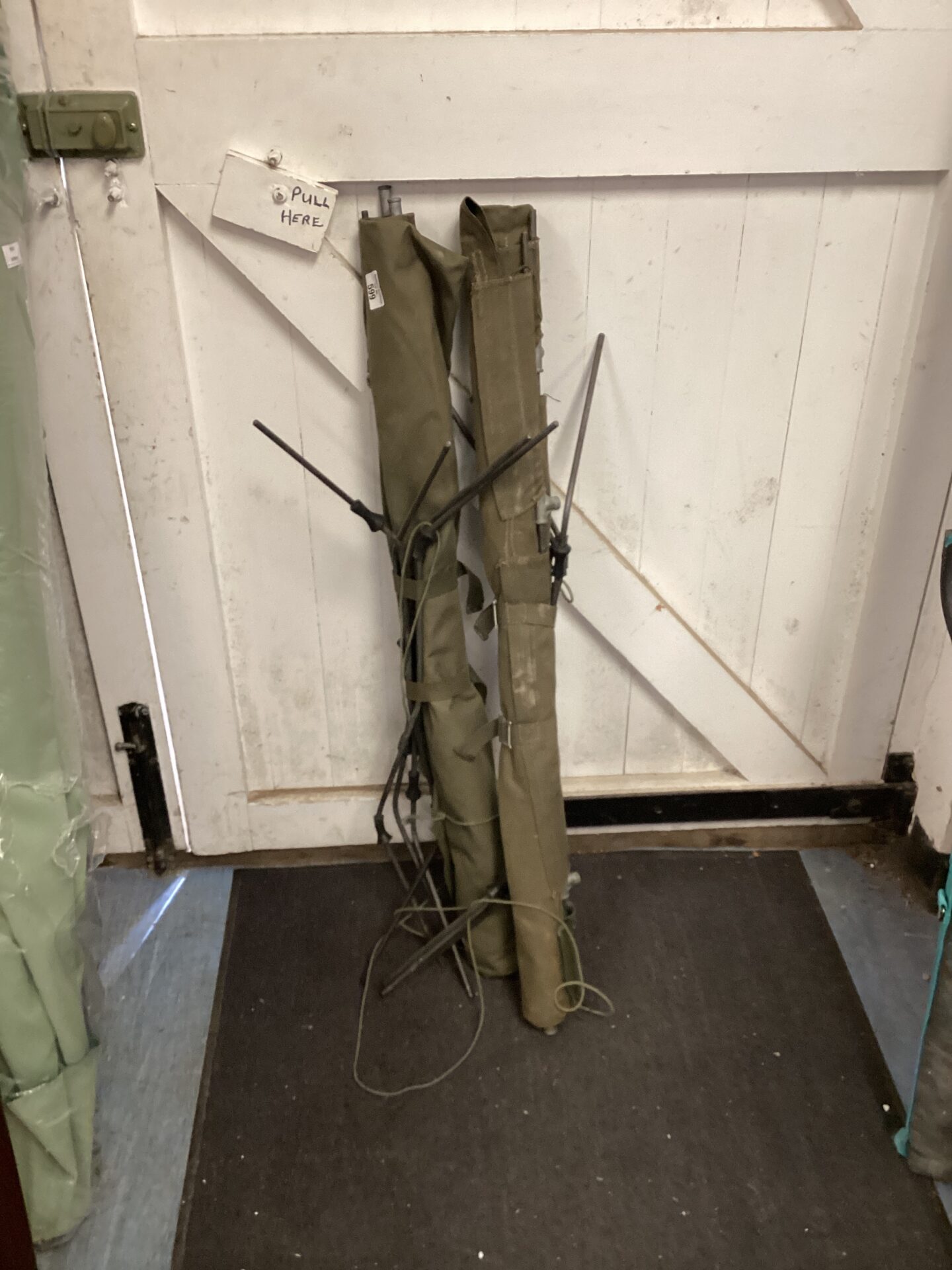 1218 Two Military camp bed