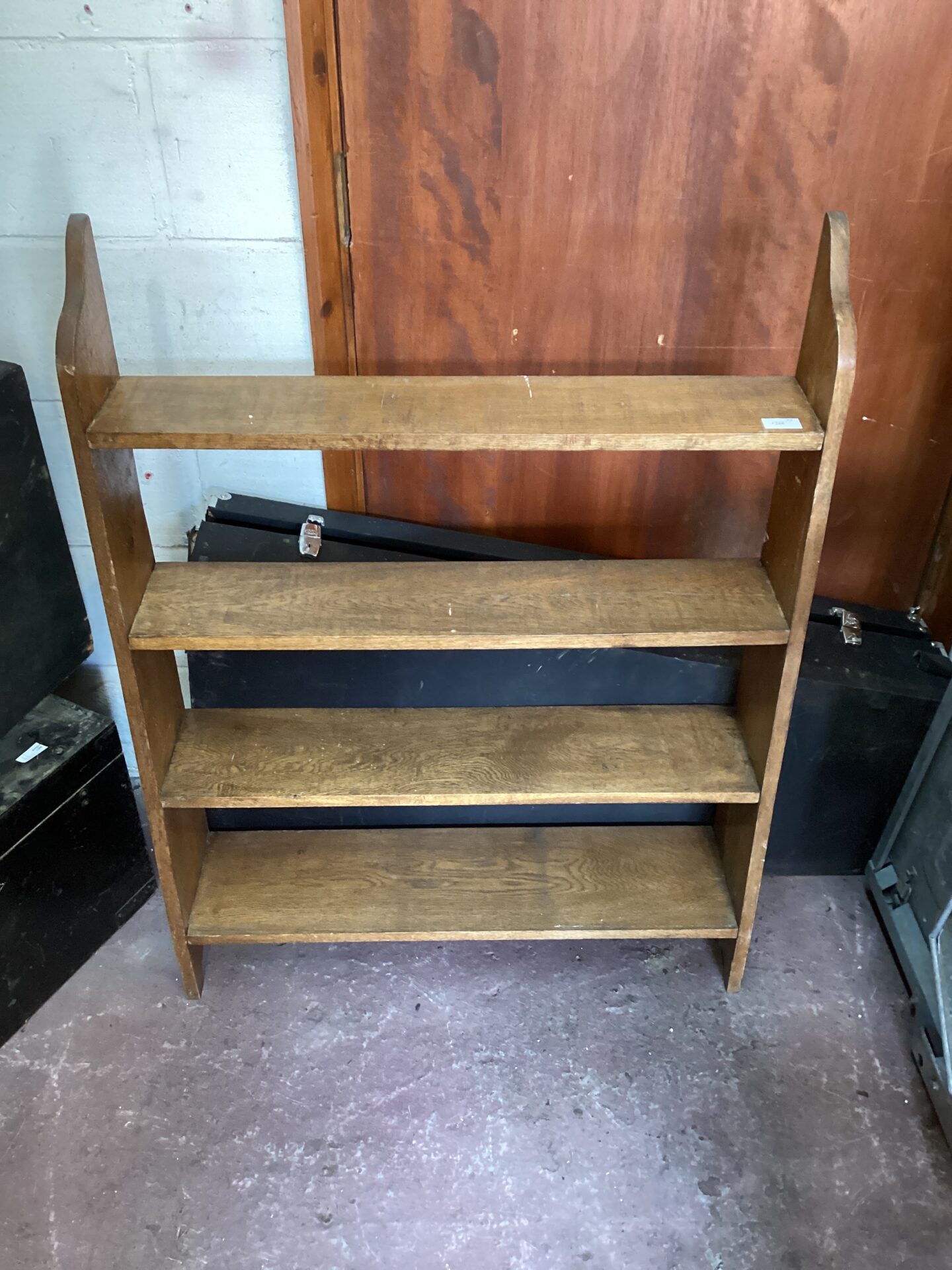 1255 Vintage Mahogany Bookcase