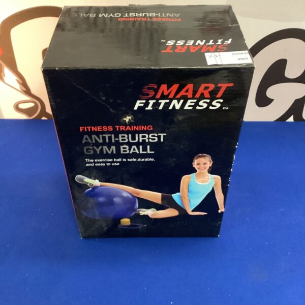Red Smart Fitness anti burst gym ball for exercise and fitness.
