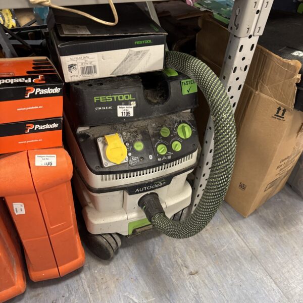 Festool CTM 26 commercial vacuum cleaner in used condition.