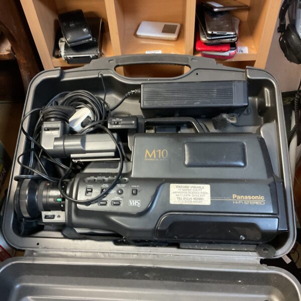 Vintage Panasonic M10 camcorder in good condition.