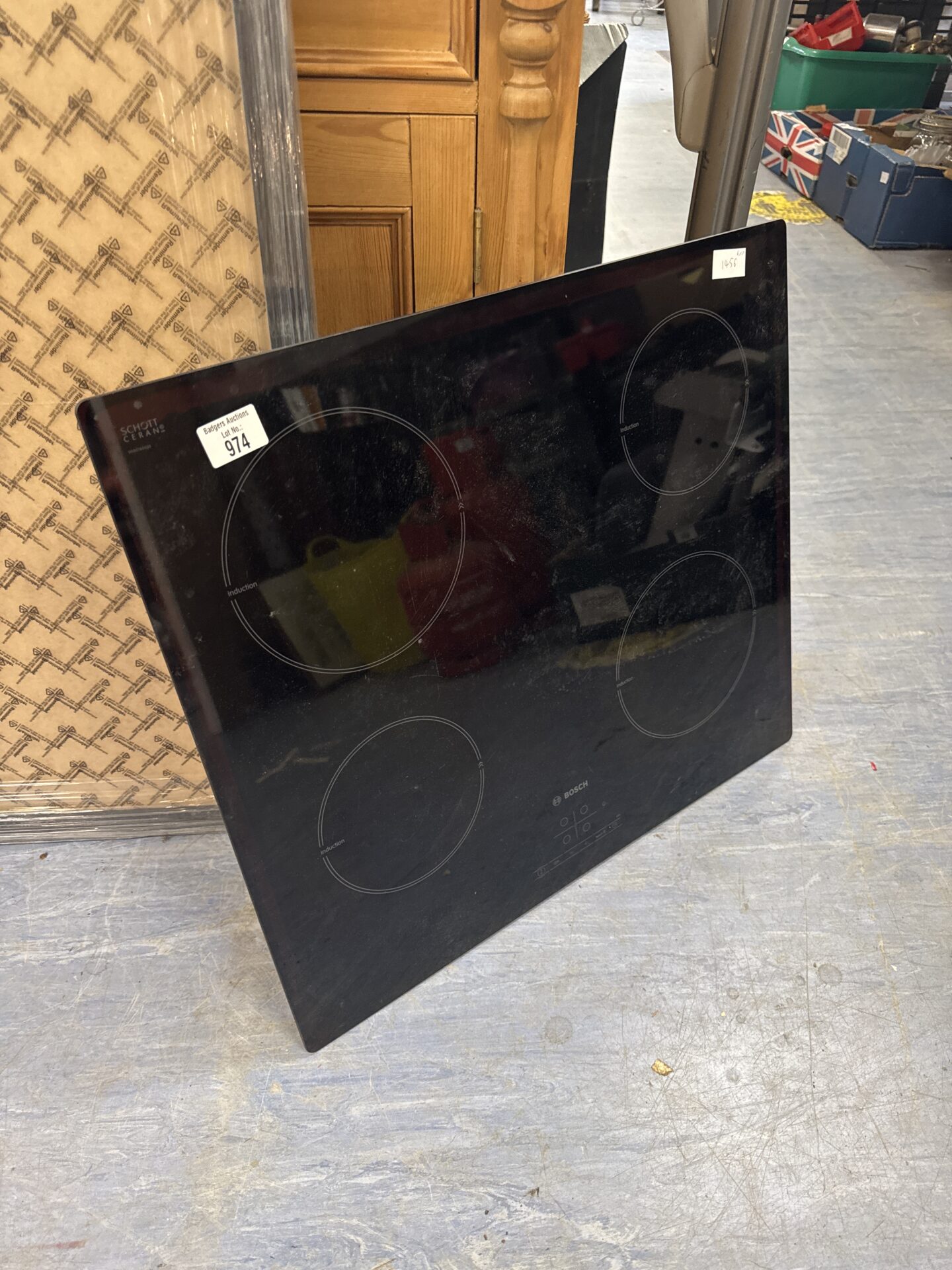 974 Bosch four burner induction hob – working