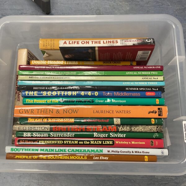 Collection of vintage British Rail books for collectors.