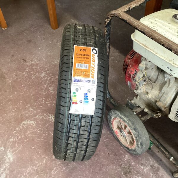 New Vation V02 tyre 175/65R14 for car replacement.