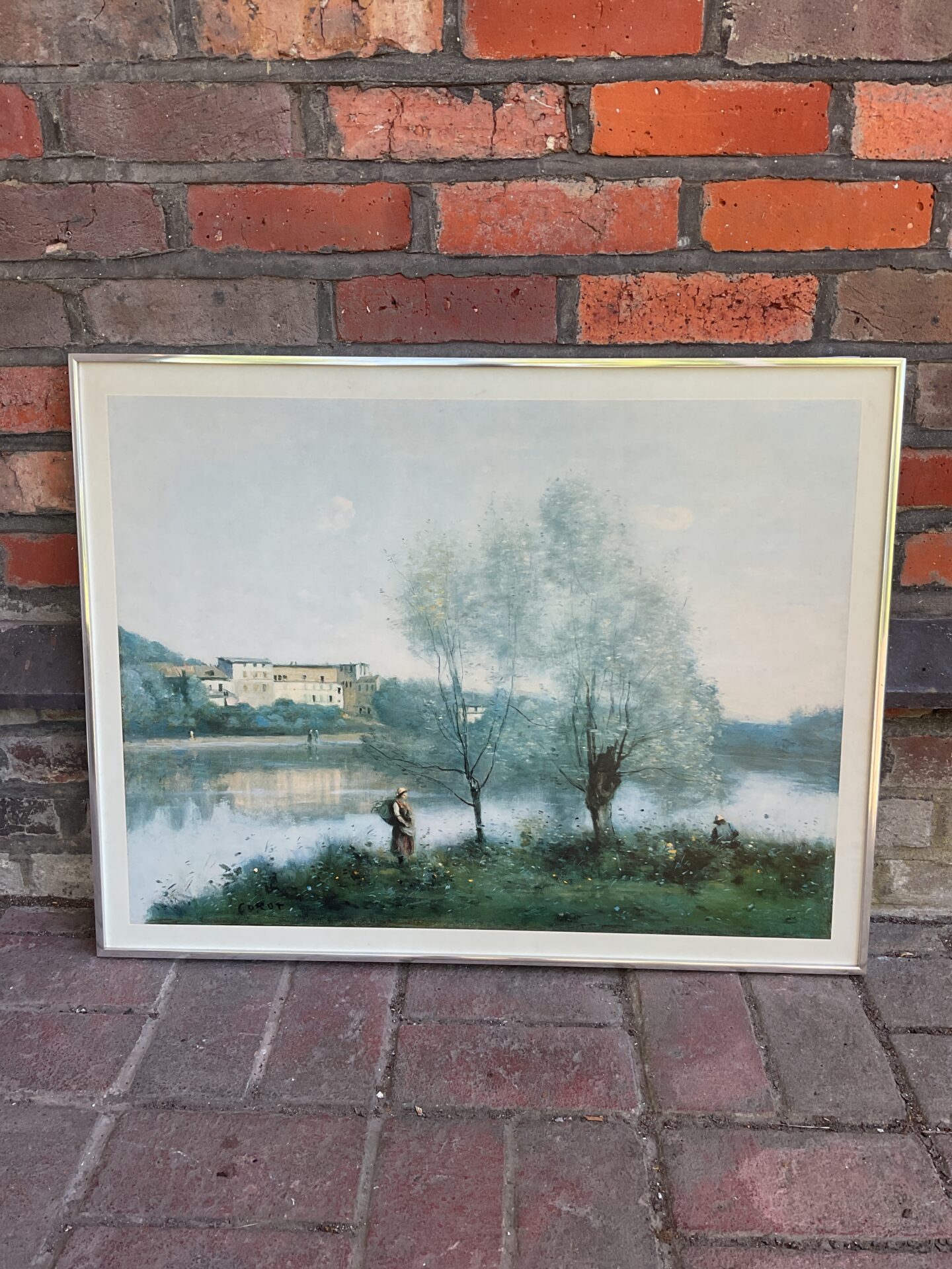 004 Jean Baptiste-Camille Carot print titled “ville d’avray”