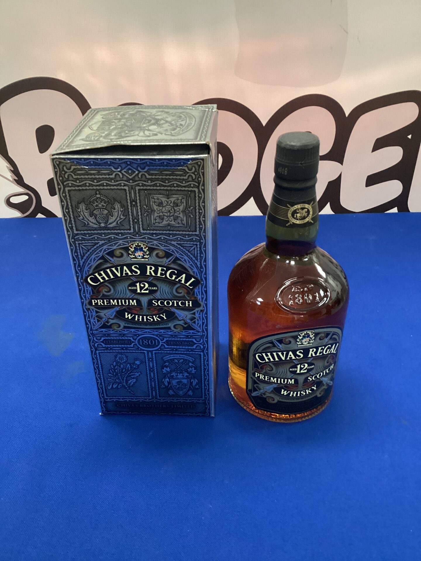 803 1ltr bottle of chivas regal premium scotch whiskey