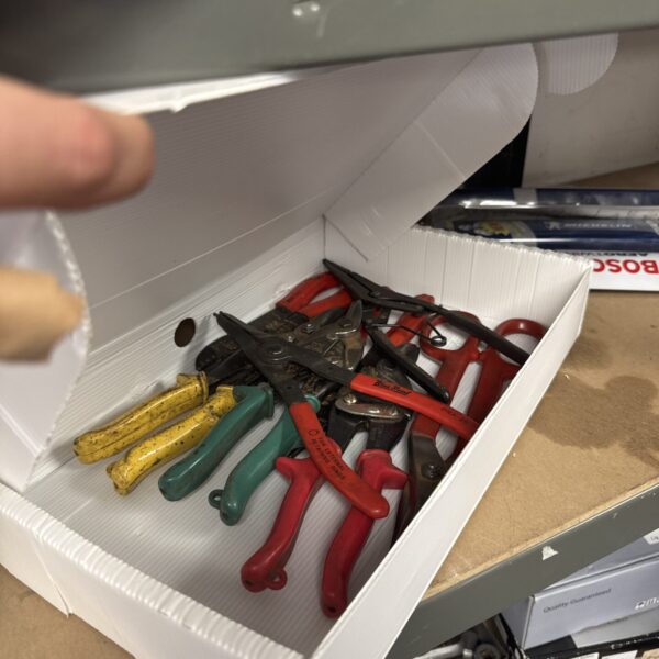 Snap On and Bluepoint tools lot for mechanics and automotive work.