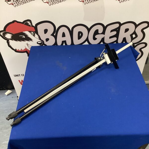 Metal artist easel legs for studio use.