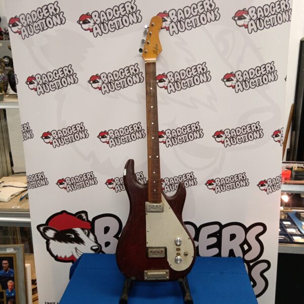 Vintage Hofner electric guitar awaiting restoration project.
