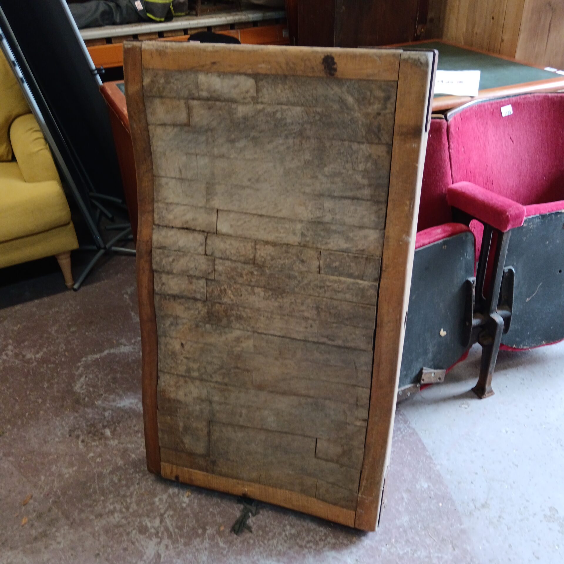 1138 Large vintage butchers block