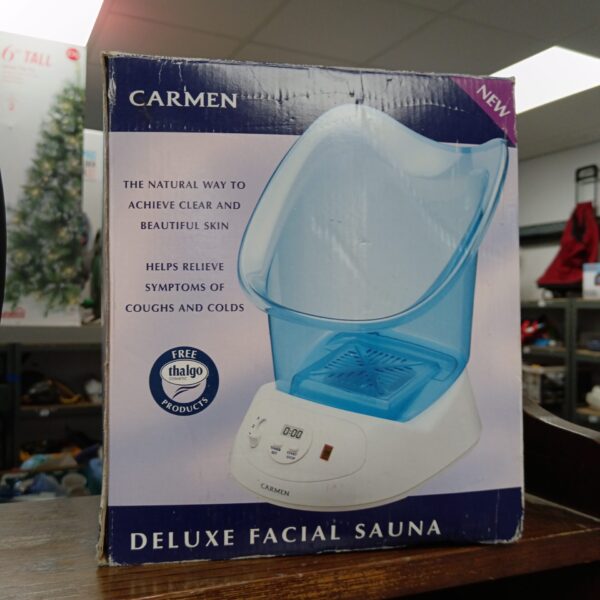 Carmen deluxe facial sauna for home skincare and beauty treatments.