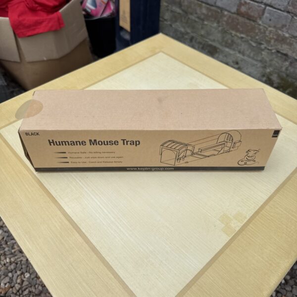New Keplin group humane mouse trap for live mouse capture.