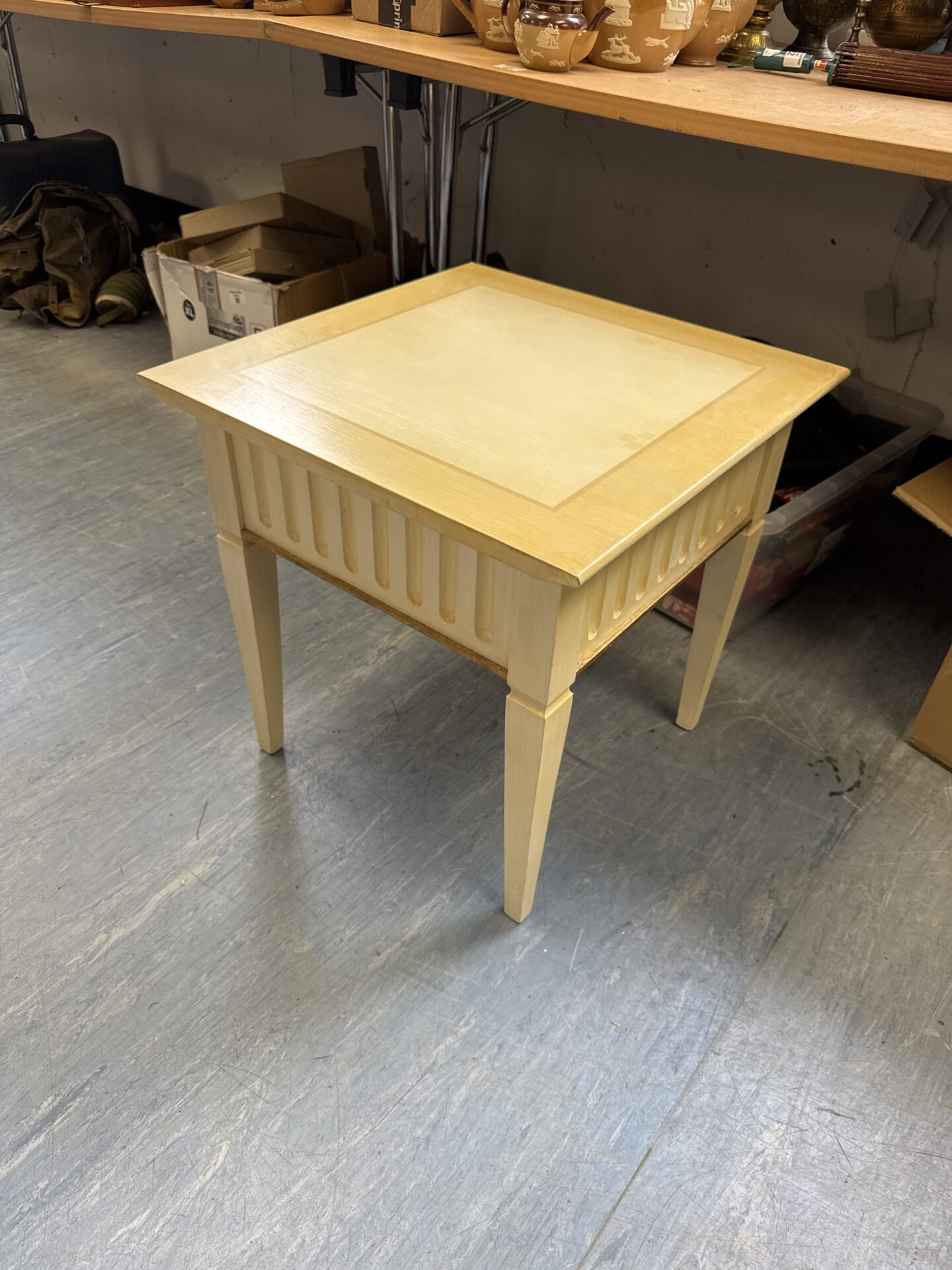 743 Modern reproduction French style occasional table