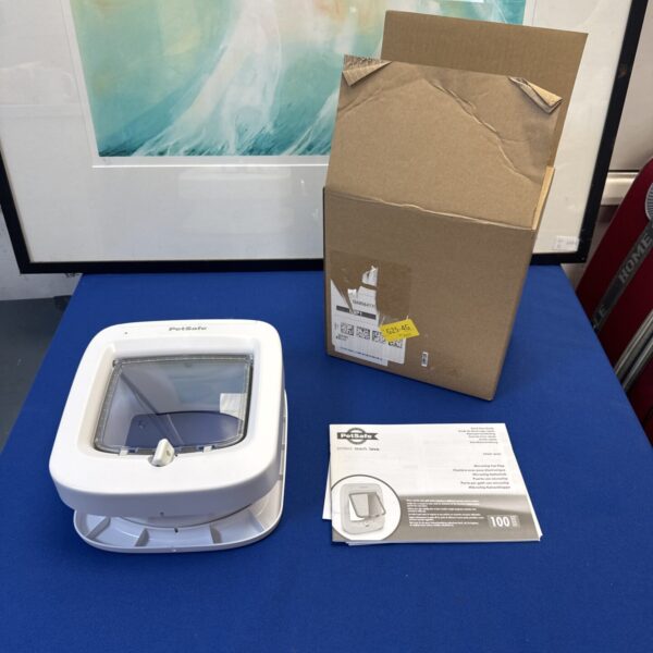 Petsafe electronic cat flap for secure pet access.