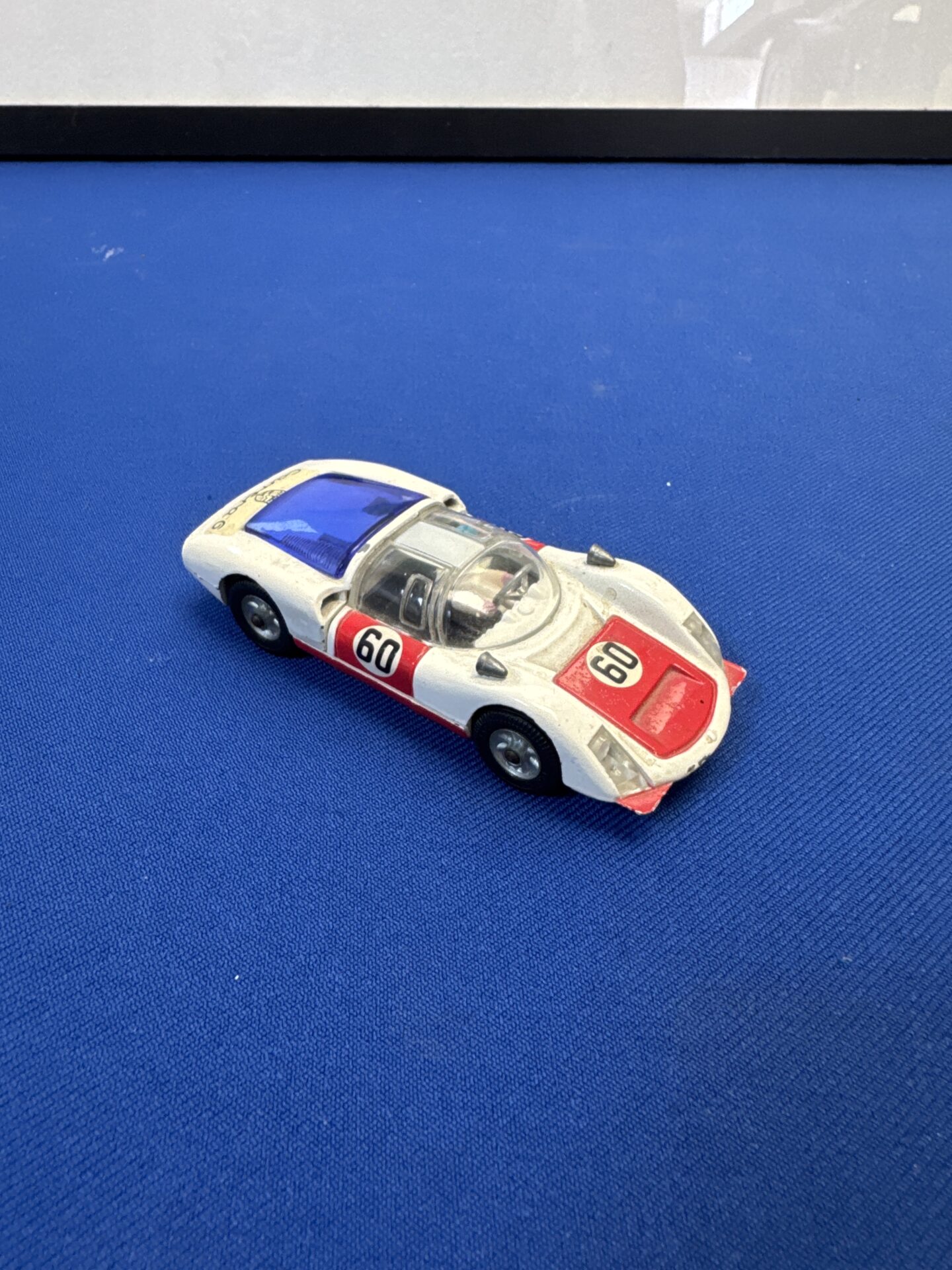 748 Vintage corgi porsche carrera 6 die cast car