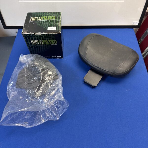 Hiflofiltro HFA 3906 motorcycle air filter in original packaging.