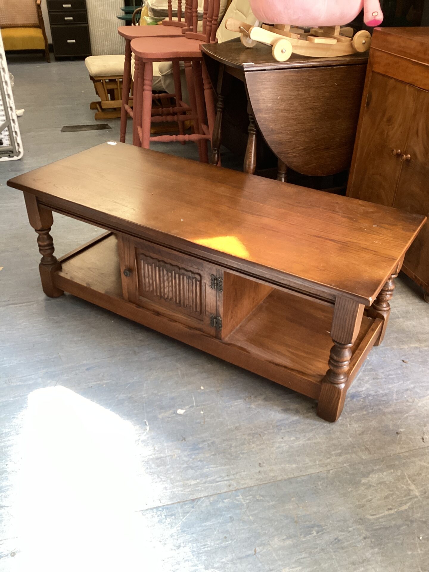 377 Vintage oak old charm coffee