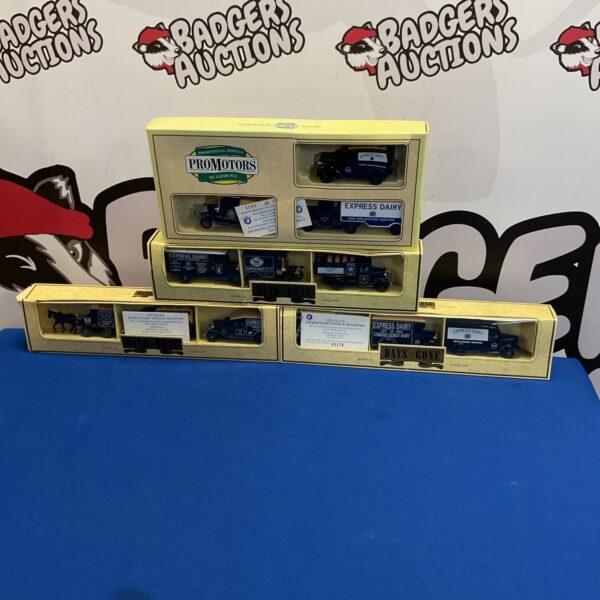 Boxed Days Gone and ProMotors diecast model vehicles collection.