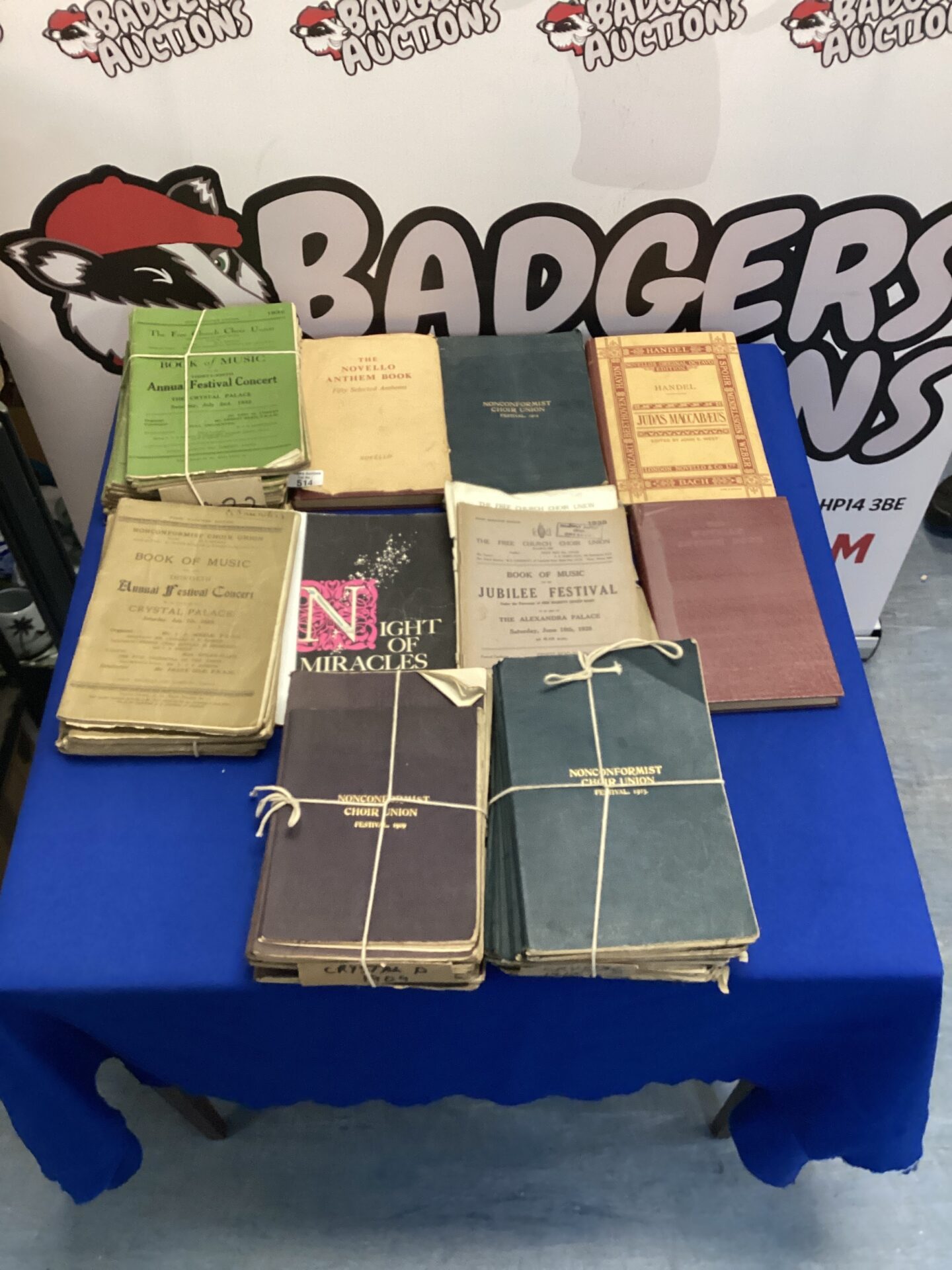 514 Quantity of hymn books from st. Mary’s church chesham