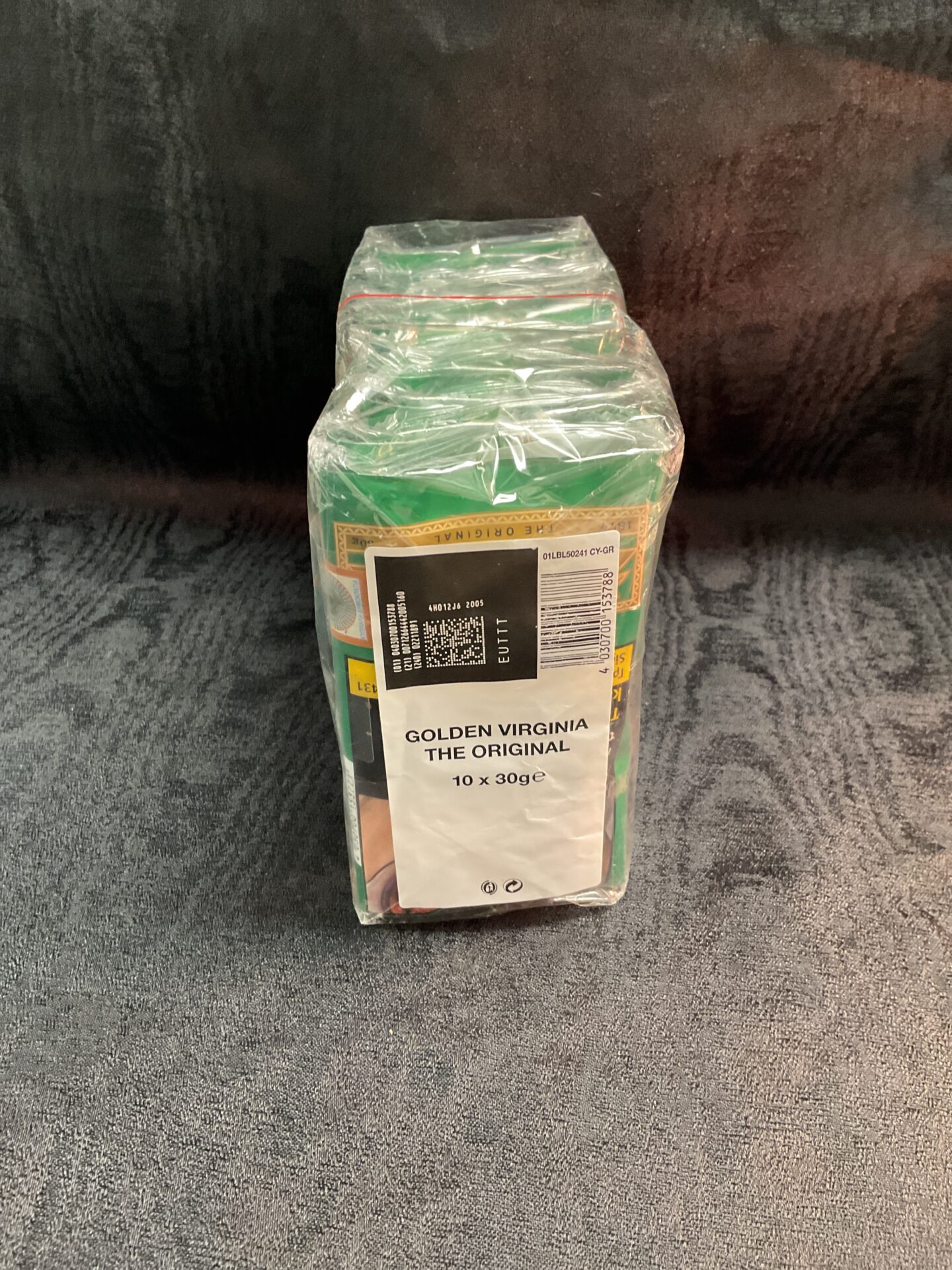 729 Ten sealed Packs of 30g (300g) golden virginia tobbacco