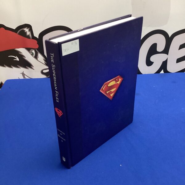 Vintage copy of "The Superman Files" book, a DC Comics collectible.