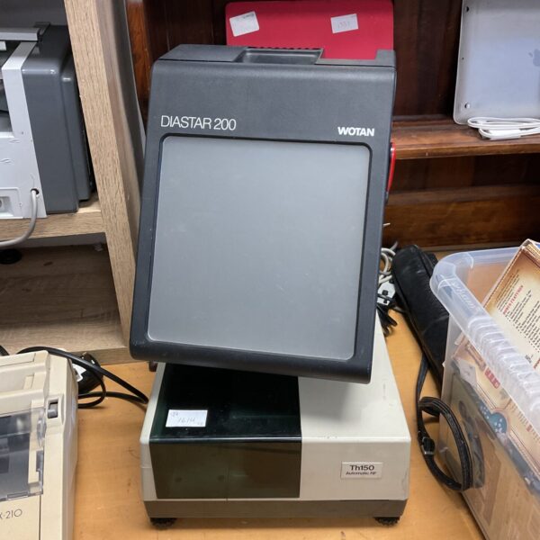 Vintage Wotan Diastar 200 slide projector for film viewing.
