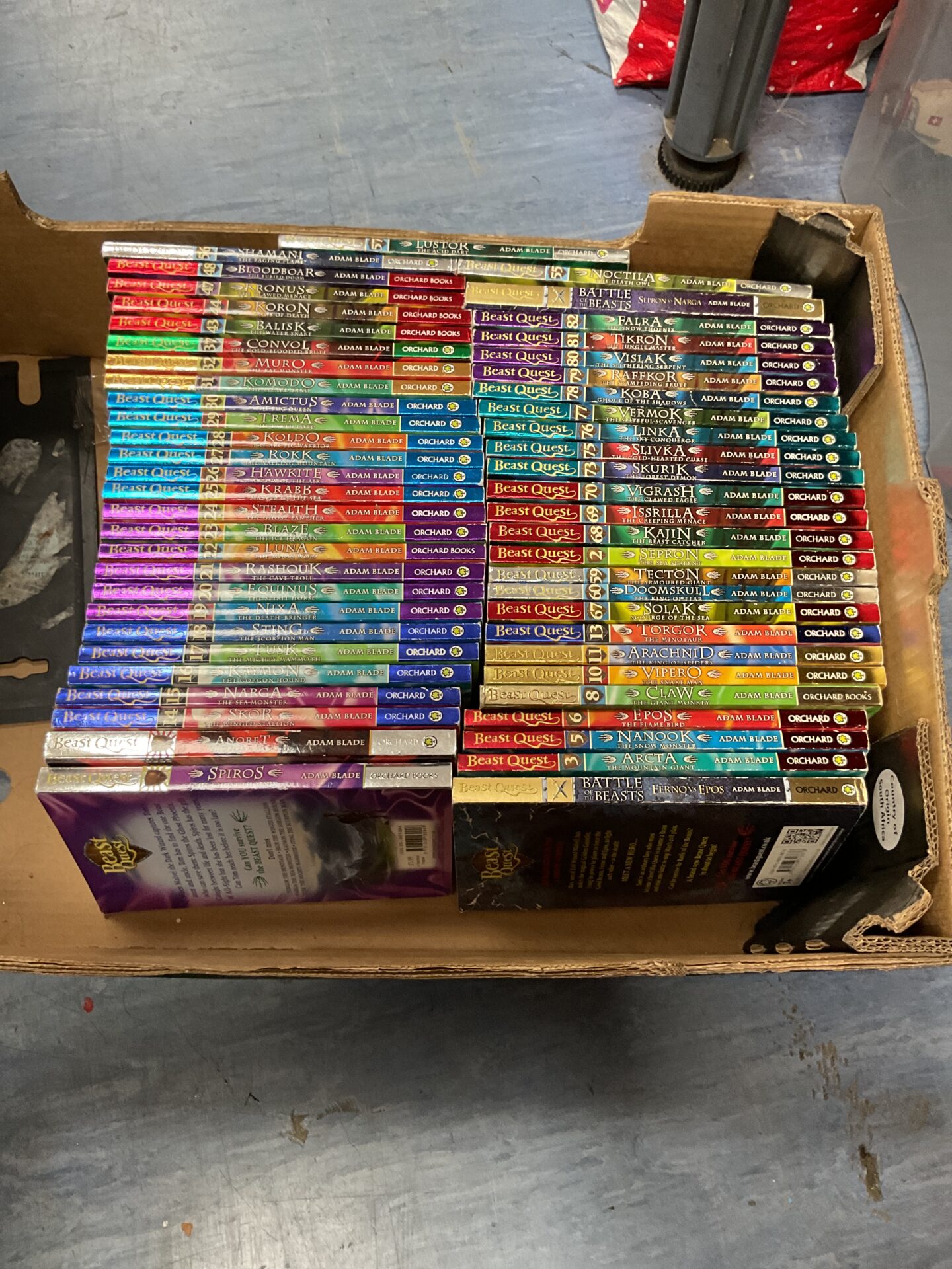 403 Collection Of Adam Blade Beast Quest Books
