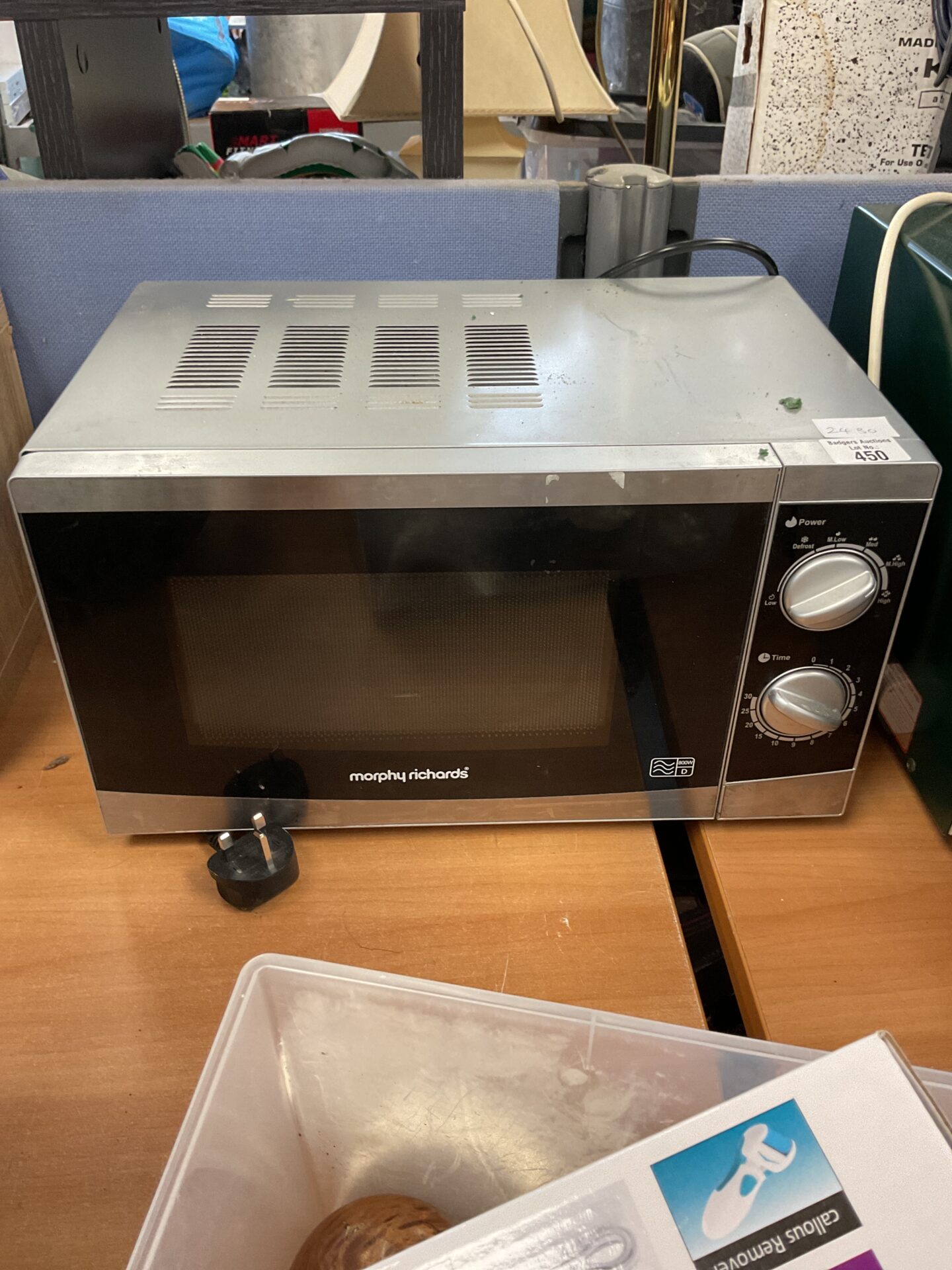 450 Morphy richards microwave working