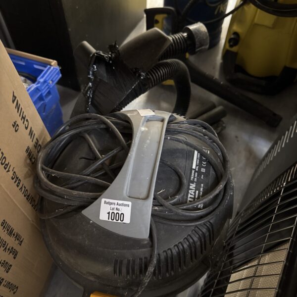 Titan TTB350VAC vacuum cleaner in used condition.