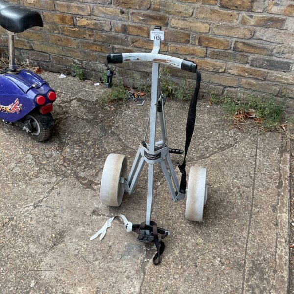 Vintage Titleist Turfglider golf trolley in good condition.