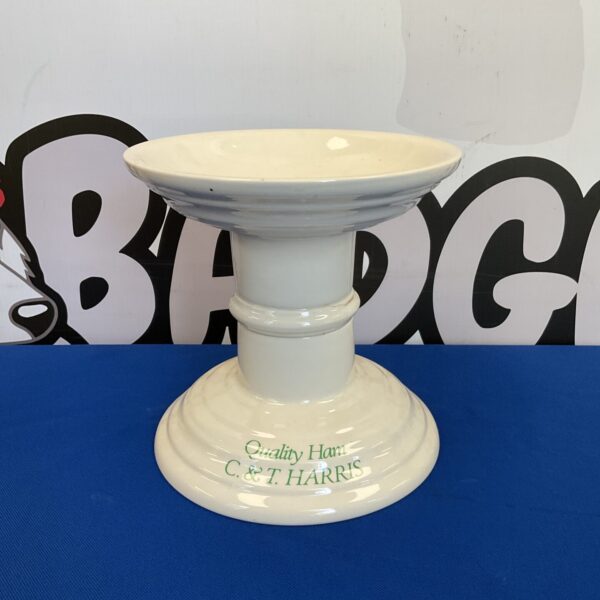 Vintage Masons Ironstone quality ham stand by C & T Harris.
