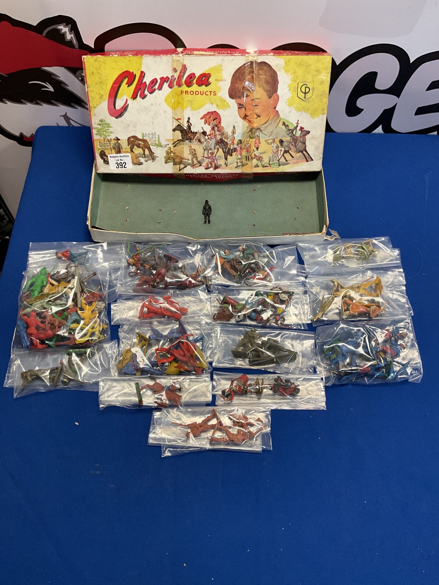 392 Collection Of Plastic Figures Inc Hilco, Crescent, Lesney And Kelloggs