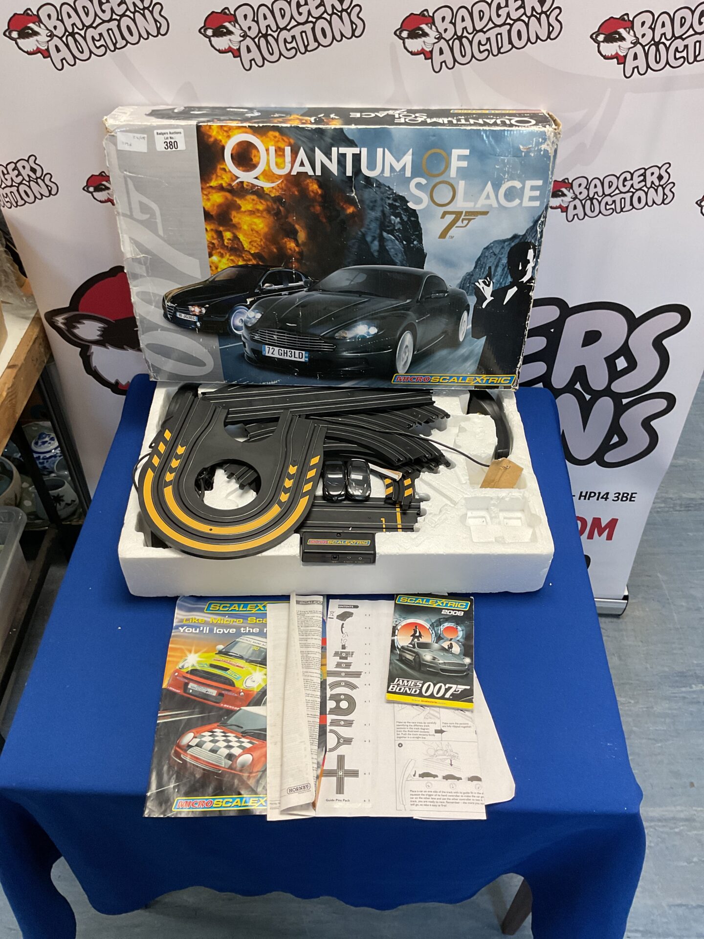 340 Microscalextric 007 Quantum Of Solace Race Track Set