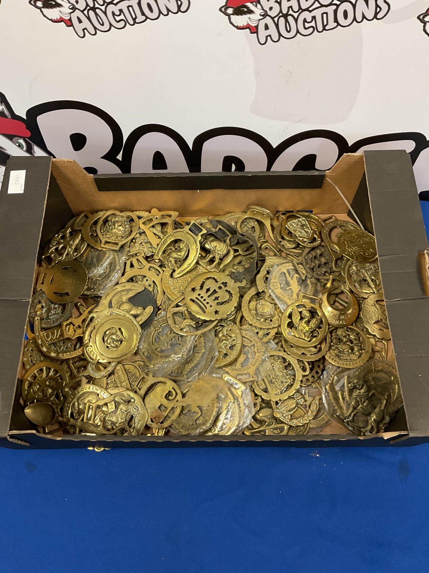 073 Large collection of horse brasses