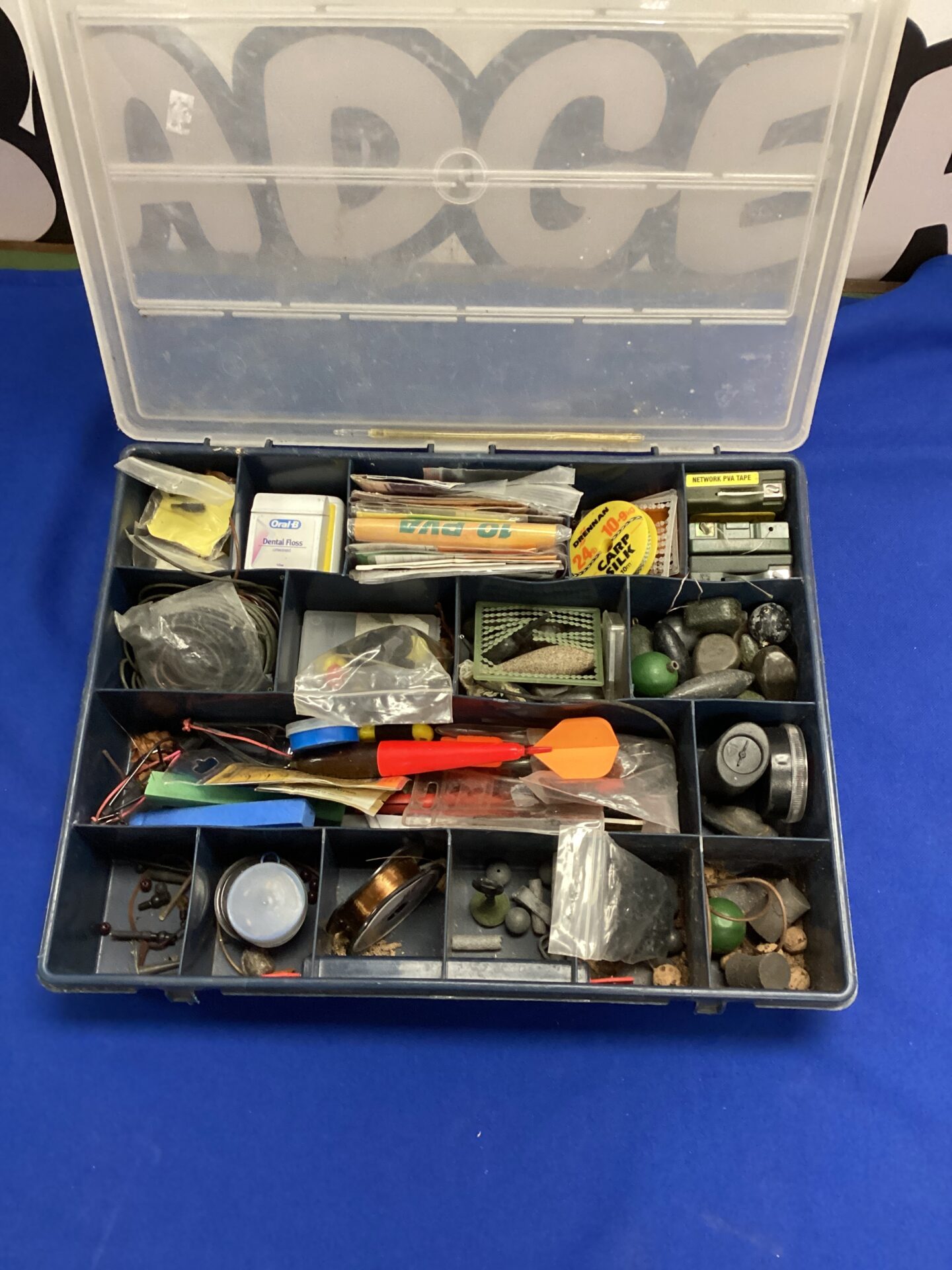 908 Box of fishing Tackle