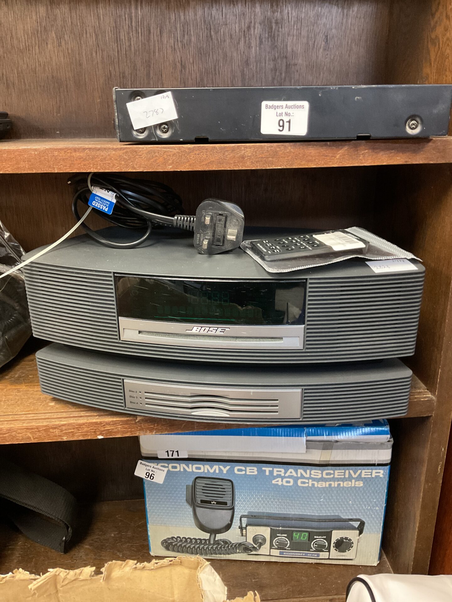 094 Bose cd wave music system with multi cd & remote