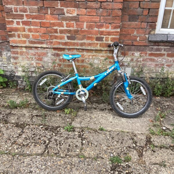 Blue Trek MT60 childs bike, a used mountain bike.