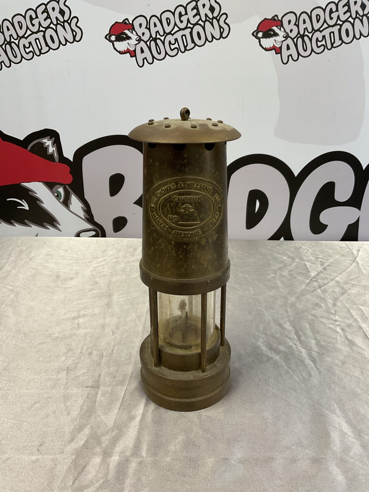 040 E thomas & williams ltd miners lamp