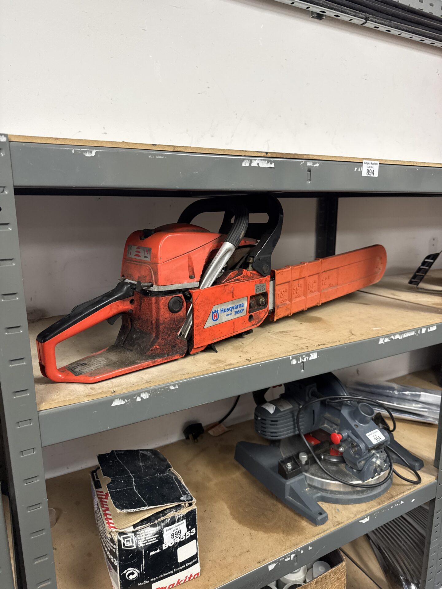 972 Husqvarna 395xp petrol chainsaw – has compression untested further