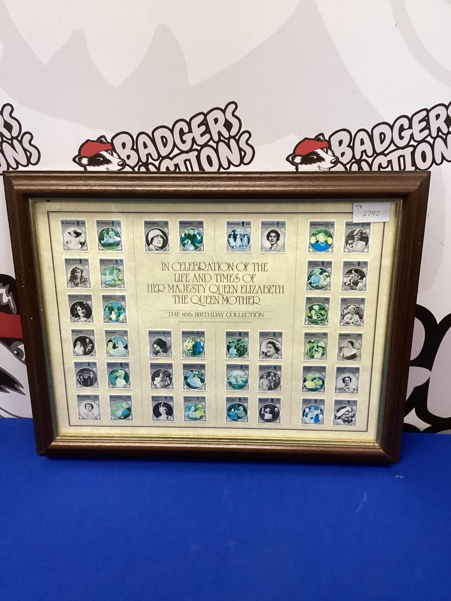 299 Framed 85th Birthday Queen Mother Collection