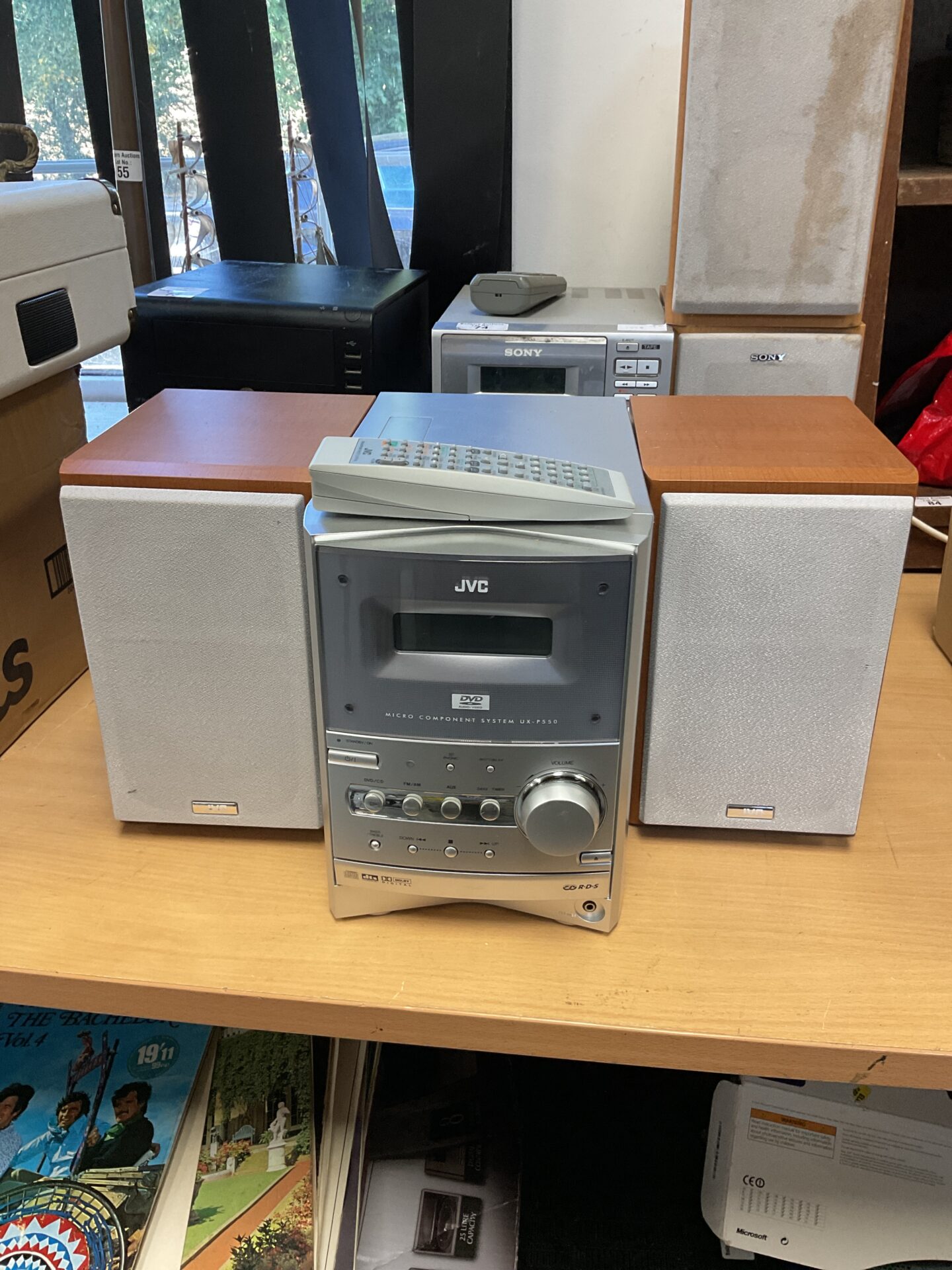 092 Jvc ux-p550 micro component hifi system
