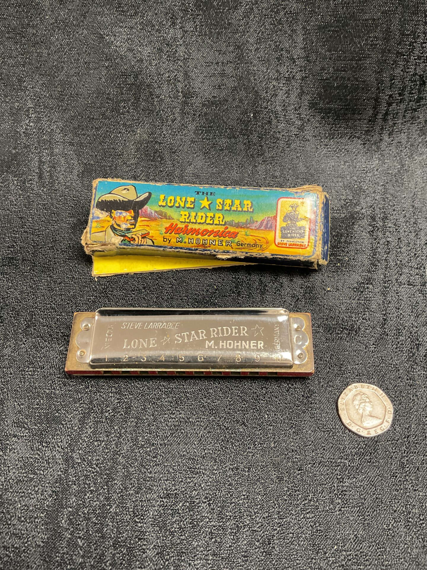 757 Vintage lone star rider harmonica by m hohner