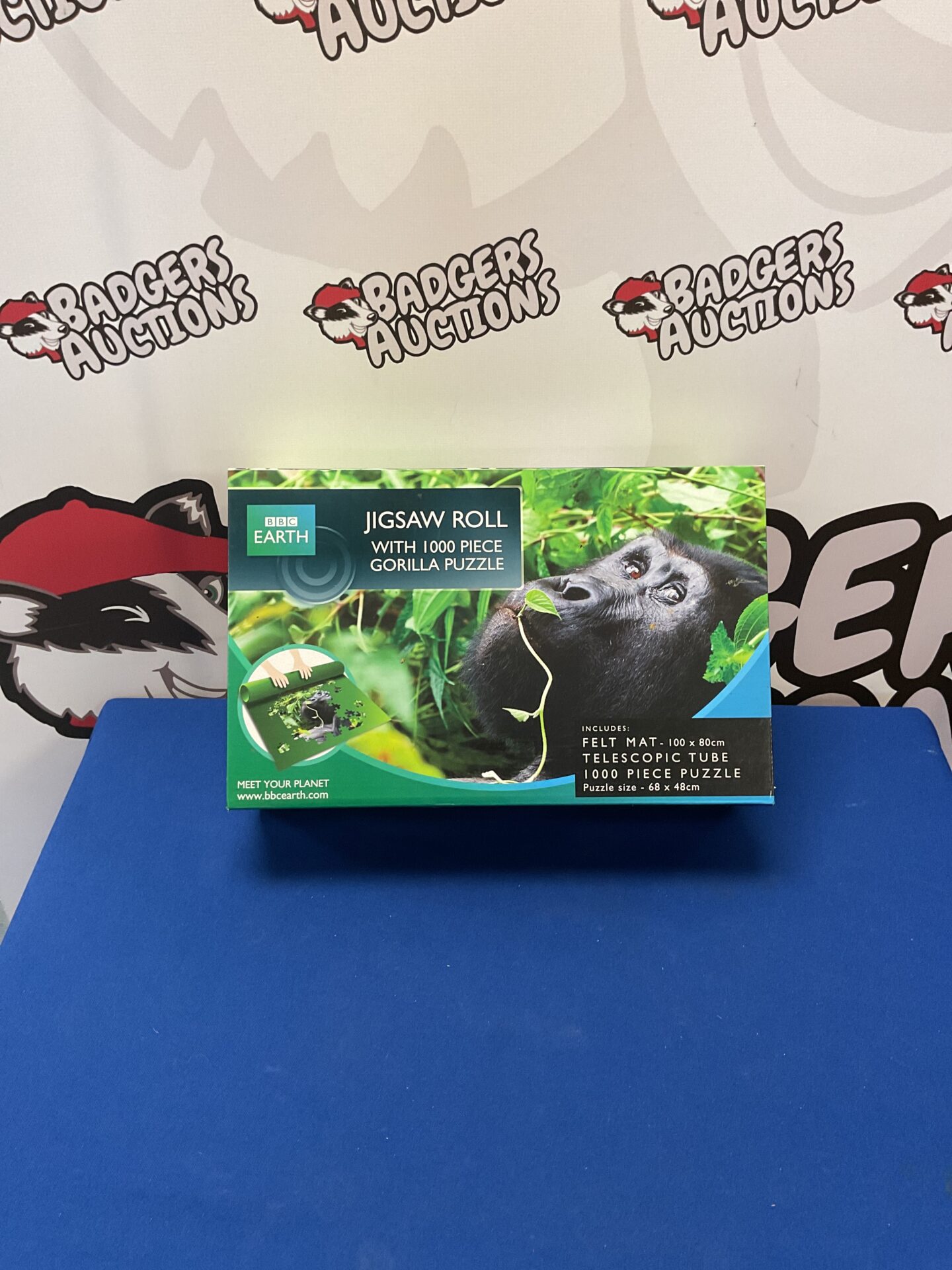 325 BBC earth jigsaw roll with 1000 piece gorilla puzzle
