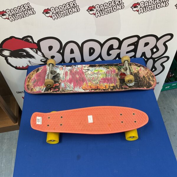Vibrant South Coast Skates penny board skateboard for cruising.