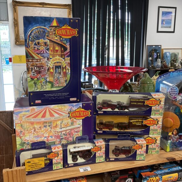 Showman’s Collection Days Gone diecast vehicles, vintage fairground models.