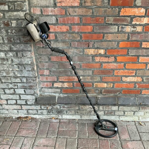 Vintage XP GMAX metal detector for relic and treasure hunting.