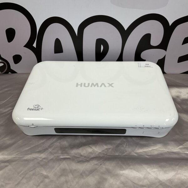 Black Humax freesat+ digital satellite receiver box.
